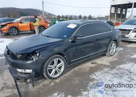 2015 Volkswagen Passat 2.0L Tdi Sel Premium from USA, damaged, VIN 1VWCV7A35FC040045